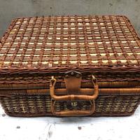 Cesto Picnic in vimini vintage da 4 persone