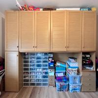 Armadio a ponte - rovere chiaro