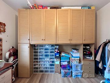 Armadio a ponte - rovere chiaro