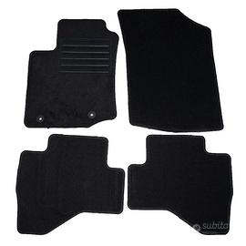 TAPPETINI IN MOQUETTE 4 PEZZI CON BATTITACCO ELETT