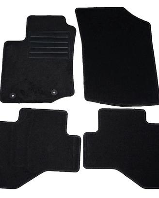 TAPPETINI IN MOQUETTE 4 PEZZI CON BATTITACCO ELETT