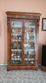 Vetrina antica stile Luigi Filippo