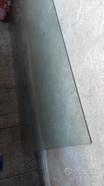 Piano di vetro da tavolo 75X140X0.6 cm