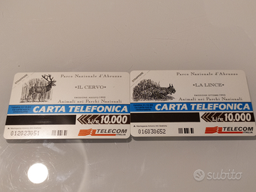 Carta telefonica Telecom edizione Parco Nazionale