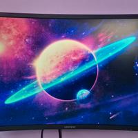 Monitor curvo QLED Samsung 27 pollici, 2K e 144 hz