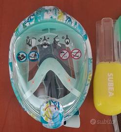 n. 1 maschera snorkeling Decathlon bambino