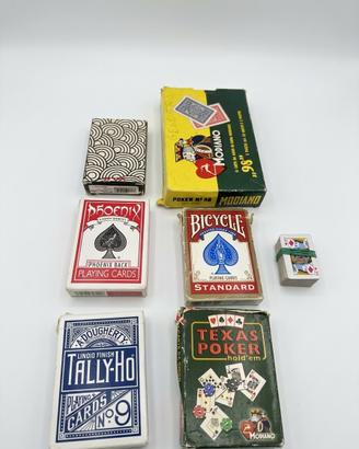 Carte Poker - Modiano,Tally-Ho,Phoenix
