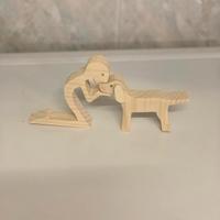 soprammobile in legno 