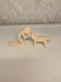 soprammobile in legno 