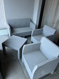 Tavolo in rattan