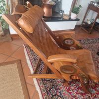 poltrona in legno