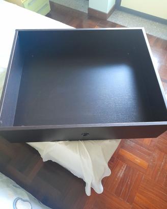 2 cassettoni contenitori con rotelline sotto letto