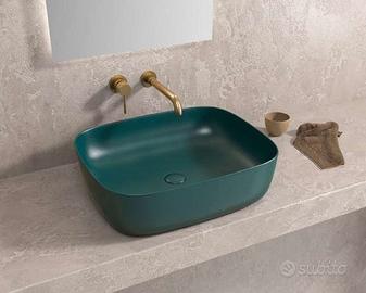 Lavabo da appoggio Verde Opaco Art. LT.2143-MBG Ka