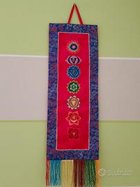 Arazzo Thangka Tibetano da Parete