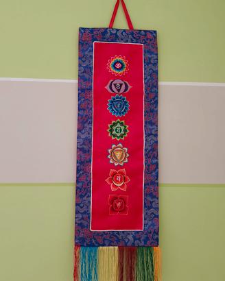 Arazzo Thangka Tibetano da Parete