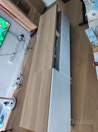 Mobile TV BESTA Ikea 180cm - frontali LAXVIKEN 