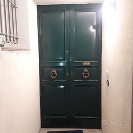 Portone ingresso in legno