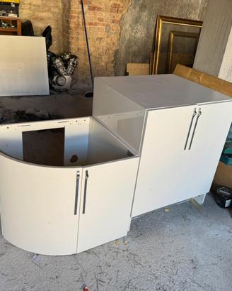 Mobile bagno  mezzo sospeso con marmo