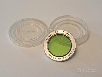 Filtro verde kodak F III/27  2x