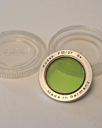 Filtro verde kodak F III/27  2x