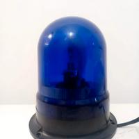 Lampeggiante Blu tipo Polizia base magneti