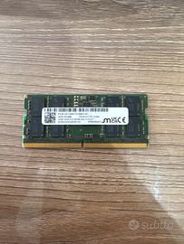 RAM 16GB DDR5 5600MHz SODIMM