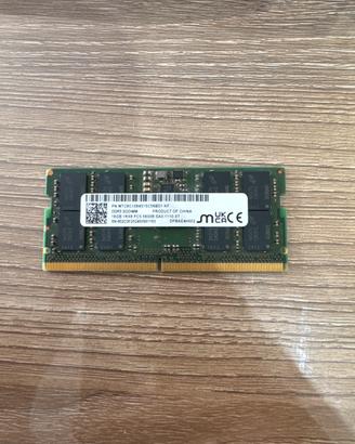 RAM 16GB DDR5 5600MHz SODIMM