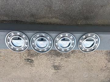 SET 4 BORCHIE COPPE RUOTA CERCHI 10" MINI