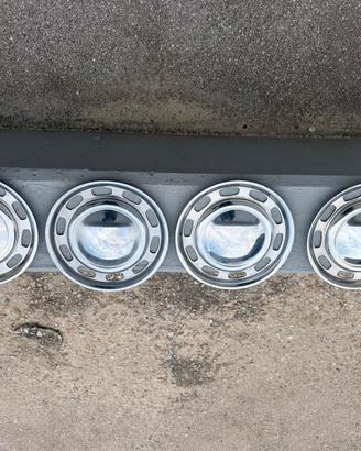SET 4 BORCHIE COPPE RUOTA CERCHI 10" MINI