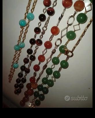 collane in stile vintage composte da catenelle