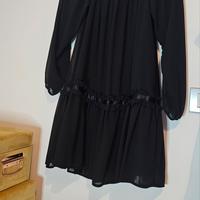 vestito mini a manica lunga