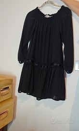 vestito mini a manica lunga