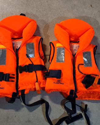 Giubbini salvataggio ragazzi 100 Plasitmo 2x