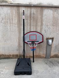 Canestro basket regolabile e mobile