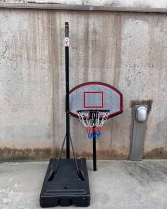 Canestro basket regolabile e mobile