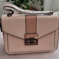 Miss Lulu borsa a mano/a tracolla rosa nuova 