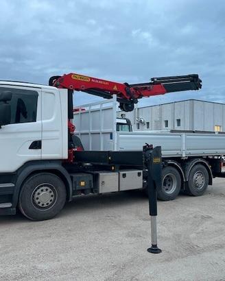 Scania G450 Euro 6 Gru + Ribaltabile