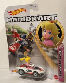 Princess Peach P-Wing Hot Wheels Mario Kart NUOVO