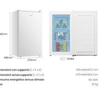 freezer congelatore Hisense 