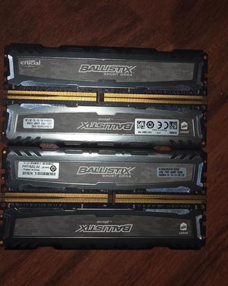 RAM DDR4 Crucia BallistiX 32GB