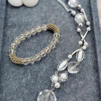 Set gioielli  bigiotteria "bianco"