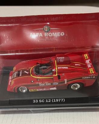Modellino Alfa Romeo 33 SC12 (1977) 1:43