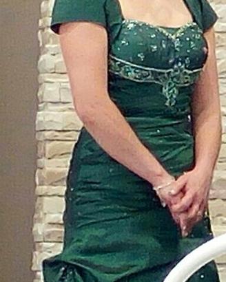 VESTITO ABITO ELEGANTE CERIMONIA TESTIMONE 