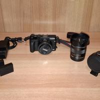 Mirrorless Canon EOS M3 + Accessori + Obbiettivi