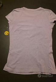 T-shirt donna Armani Exchange viola/lilla taglia S