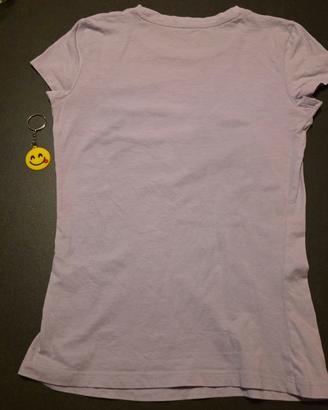 T-shirt donna Armani Exchange viola/lilla taglia S