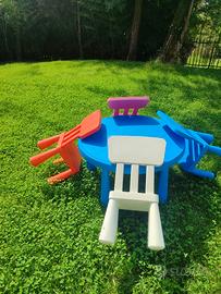 Tavolo e seggiole bimbi