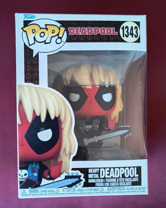 Pop! Deadpool Heavy Metal Band Bobblehead #1343