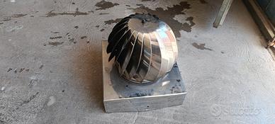 cappello per camino in acciaio inox