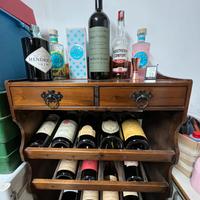 Cantina vini mobile per vino bar vintage epoca